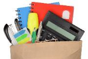  Bag of school supplies 